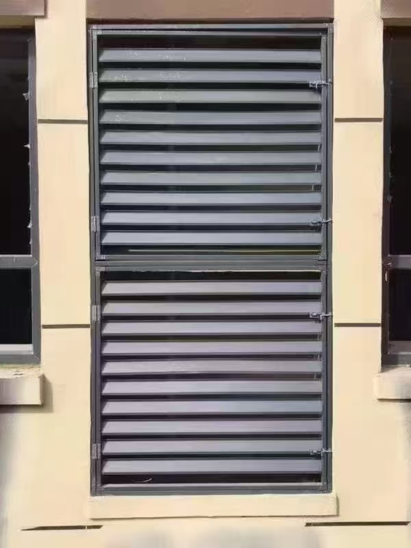 巴彦淖尔市铝单板铝格栅百叶窗 - 方案